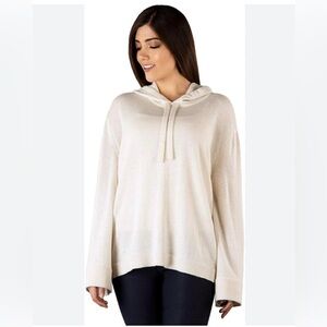 NWT  CASHMERE BLEND HOODED SWEATER ……244